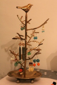 Her earring tree!  Precious right?!?!